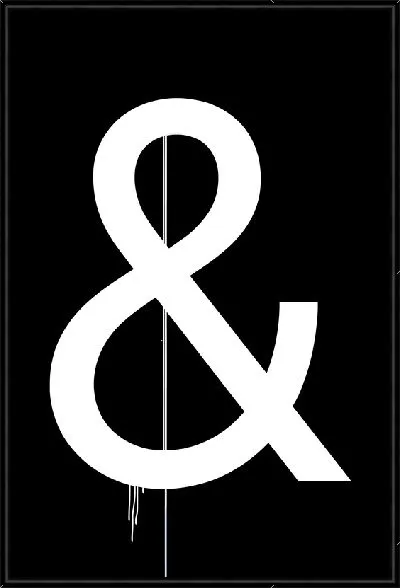 Картина Знак "&"