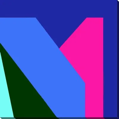 Картина маслом Цветная геометрия