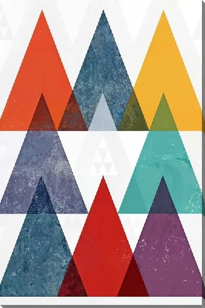 Картина маслом Горы в стиле скандинавского минимализма