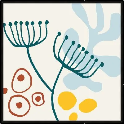 Ботанический коллаж в стиле минимализм