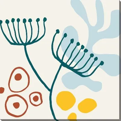 Ботанический коллаж в стиле минимализм