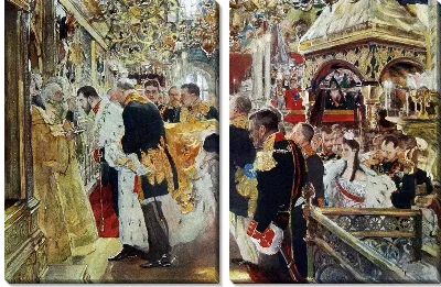 Миропомазание императора Николая Александровича (Confirmation of the Emperor Nicholas Alexandrovich)