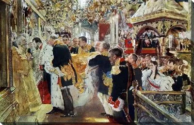 Миропомазание императора Николая Александровича (Confirmation of the Emperor Nicholas Alexandrovich)