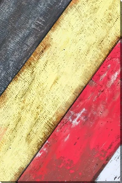 Картина маслом Деревянные окрашенные доски