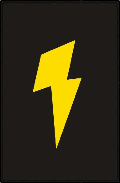 Картина Знак высокого напряжения