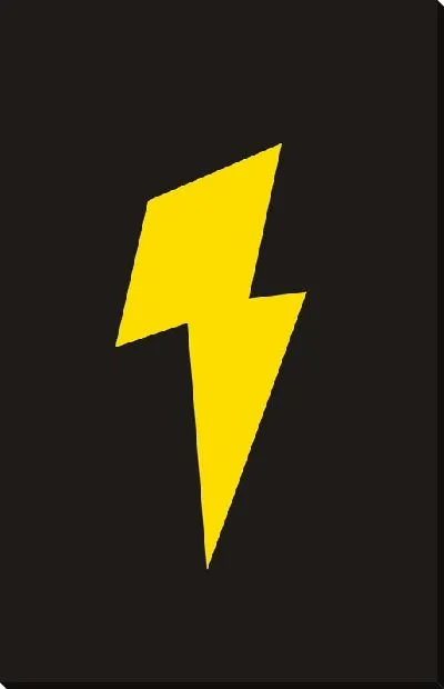 Картина маслом Знак высокого напряжения