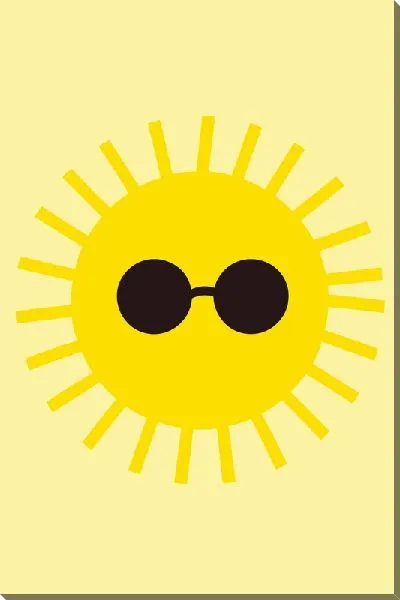 Картина маслом Солнце в солнечных очках