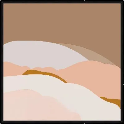 Барханы в стиле минимализм