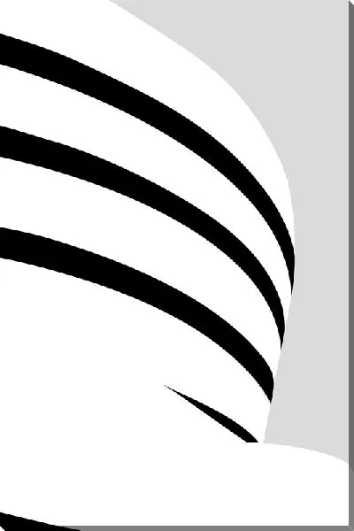 Картина маслом Музей Гуггенхайма в стиле минимализм