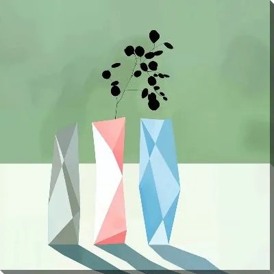 Три вазы в стиле минимализм