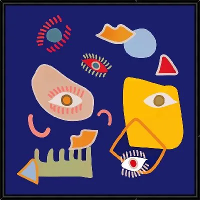 Коллаж с глазами