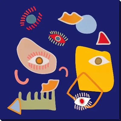 Коллаж с глазами