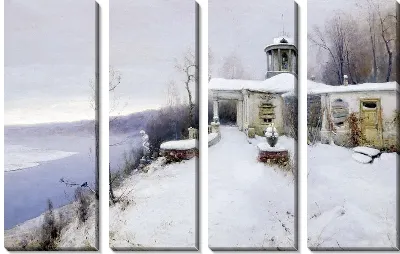 Картина Покинутая усадьба (Abandoned homestead)