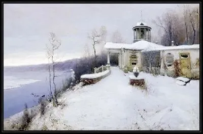 Картина Покинутая усадьба (Abandoned homestead)