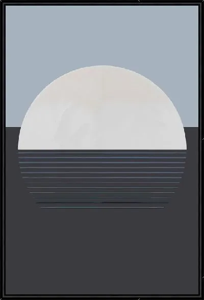 Картина Полукруг в стиле минимализм