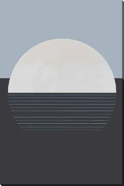 Постер Полукруг в стиле минимализм