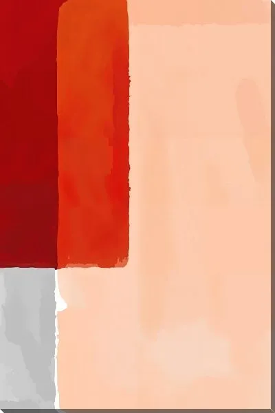 Картина маслом Акварельная композиция в персиковых тонах