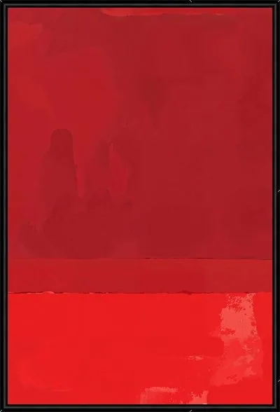 Картина Акварельный красный