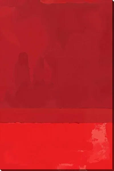 Картина маслом Акварельный красный