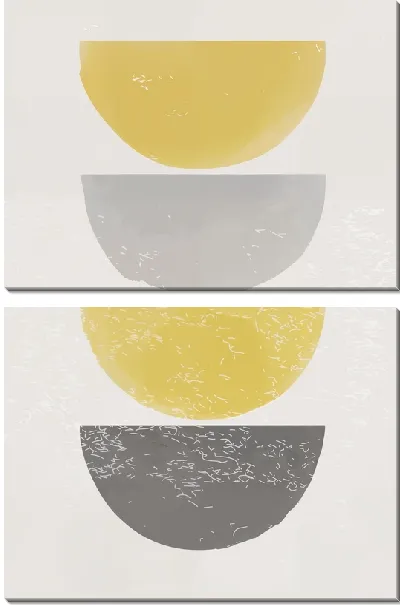 Модульная картина 4 полусферы