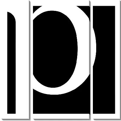 Модульная картина Буква Р