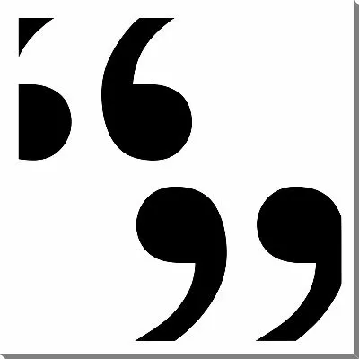 Картина маслом Кавычки