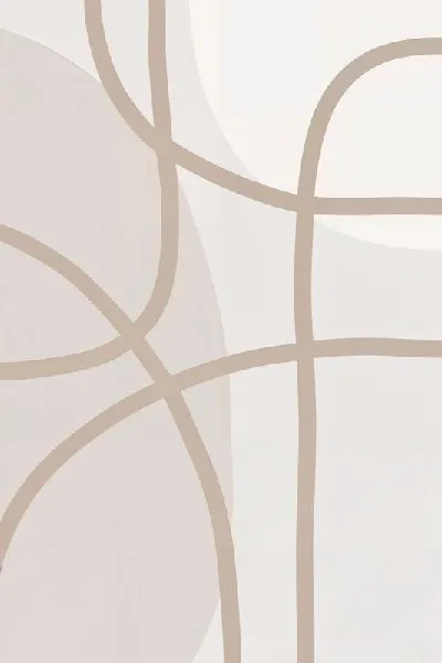 Плакат Кремовые линии