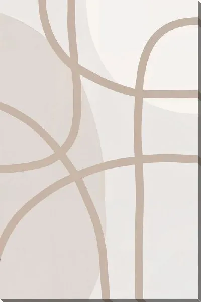 Постер Кремовые линии