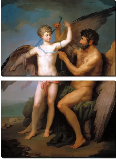 Картина Дедал привязывает крылья Икару