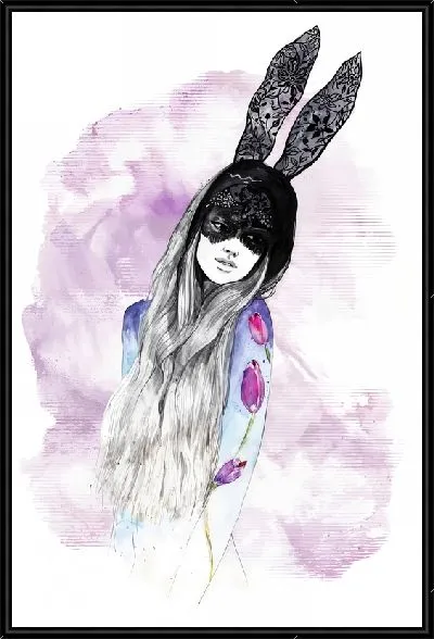 Картина Девушка в стиле Playboy