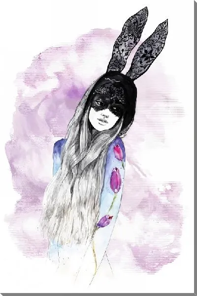 Постер Девушка в стиле Playboy