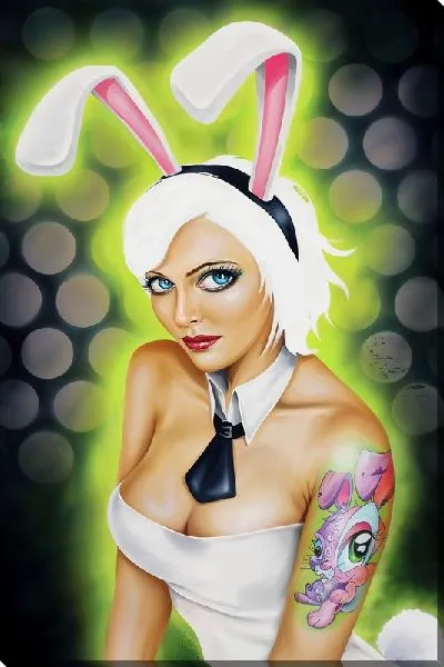 Постер Девушка с ушками Playboy