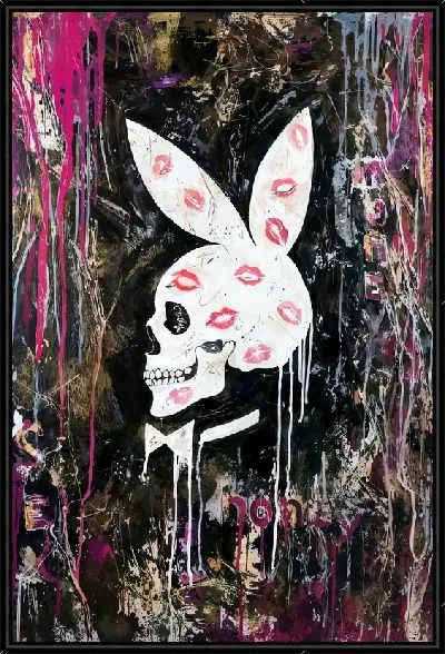 Картина Череп Playboy