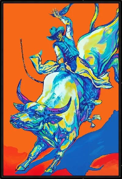 Картина Ковбой в стиле поп-арт