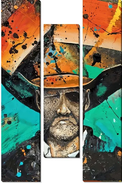 Модульная картина Одноглазый ковбой