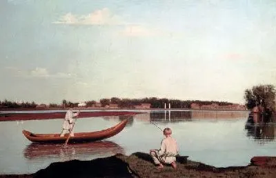 Рыбаки. Вид в Спасском (Fishermen. Type in the Spassky)