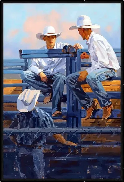 Картина Три ковбоя