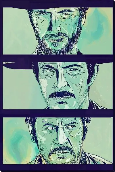 Картина маслом Портрет трех ковбоев