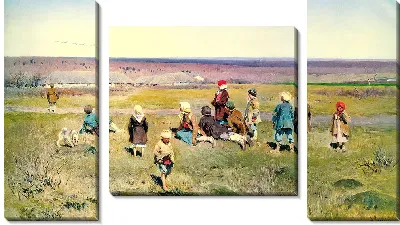 Картина Журавли летят