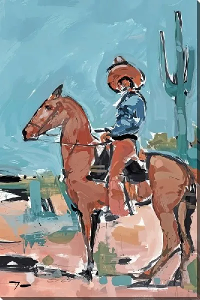 Постер Мексиканский ковбой