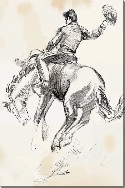 Постер Ковбой с шляпой