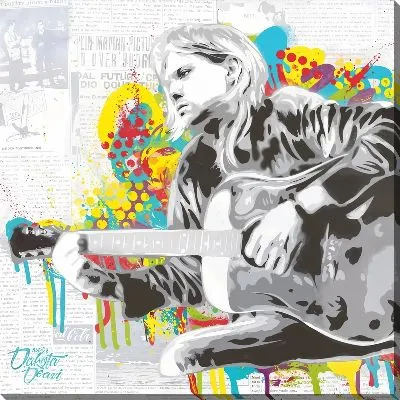 Постер Курт Кобейн в стиле арт