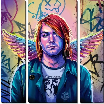 Курт Кобейна в образе ангела