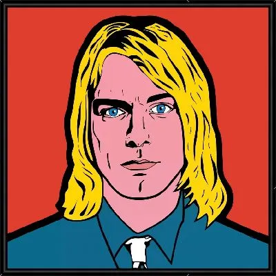 Картина Кобейн в стиле Уорхола