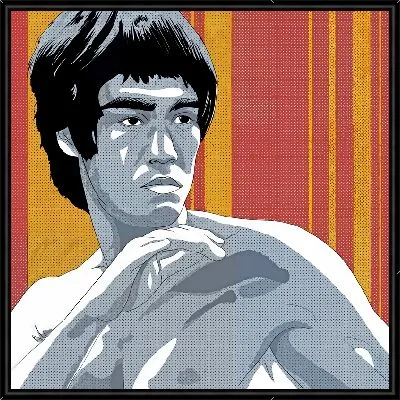 Брюс Ли в стиле Уорхола