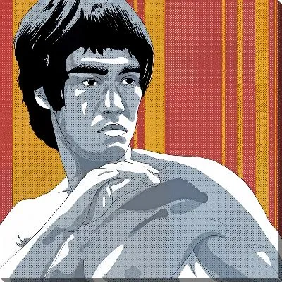 Брюс Ли в стиле Уорхола