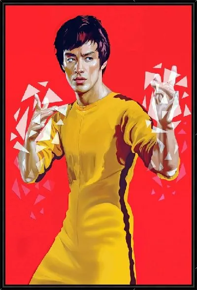 Картина Брюс Ли и могучий кунг-фу