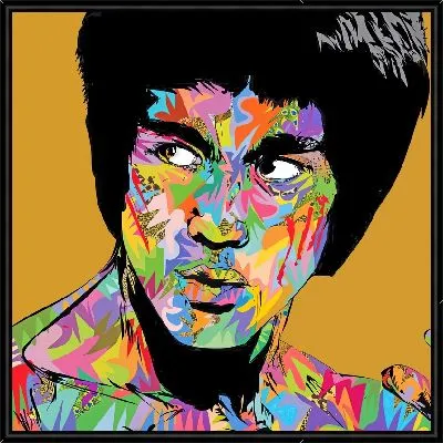 Картина Взгляд Брюса Ли