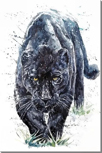 Картина маслом Пантера на охоте