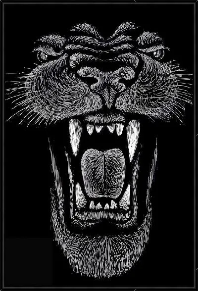 Картина Пасть пантеры